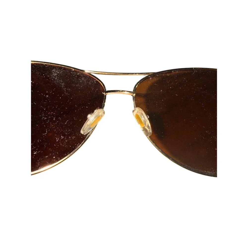J+S Military Style Classic Aviator Sunglasses‎ Polarized UV400 Cat 3 Gold/Bronze